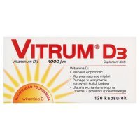 VITRUM D3 1000 j.m. 120 kapsułek