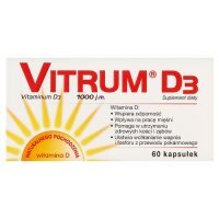 VITRUM D3 1000 j.m.  60 kapsułek