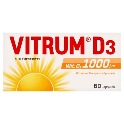 Vitrum D3 1000j.m., 60 kapsułek