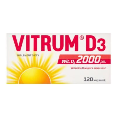 Vitrum D3 Witamina D3 2000 j.m., 120 kaps.
