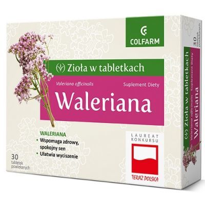 WALERIANA 150 mg 30 tabletek COLFARM