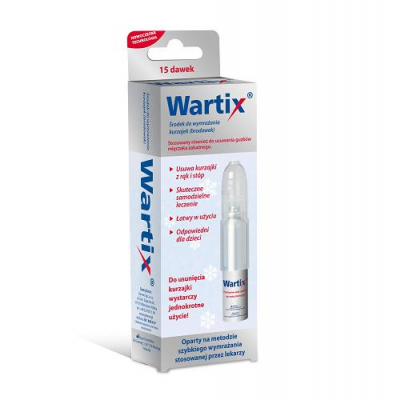 Wartix Środek do usuwania kurzajek, 38 ml