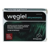 Węgiel Aktywowany Polski Instytut Farmacji, 30 kaps.