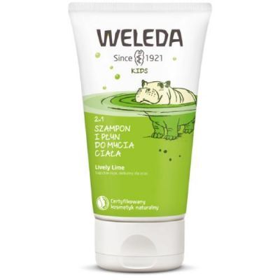 WELEDA Kids Szampon i płyn do mycia ciała 2w1 Lively Lime, 150ml
