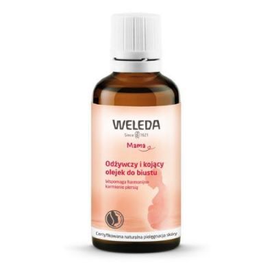 WELEDA Mama Odżywczy i kojący olejek do biustu, 50ml  KRÓTKA DATA 31.12.2025