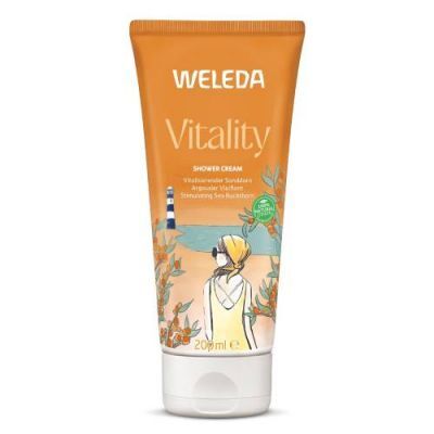 Weleda Vitality Kremowy płyn pod prysznic z rokitnikiem, 200 ml