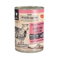Wiejska Zagroda Karma mokra dla kota Jagnięcina z krylem (dorosły), 400 g