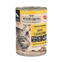 Wiejska Zagroda Karma mokra dla psa Indyk z jagnięciną (dorosły), 400 g