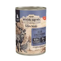 Wiejska Zagroda Karma mokra dla psa Leśne smaki Jeleń z przepiórką (szczeniak), 400 g