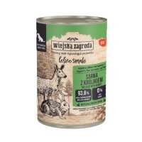 Wiejska Zagroda Karma mokra dla psa Leśne smaki Sarna z królikiem (dorosły), 400 g