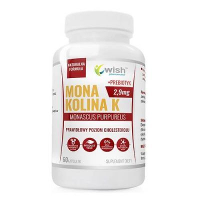 WISH Pharmaceutical Monakolina K 2,9 mg, 60 kaps.