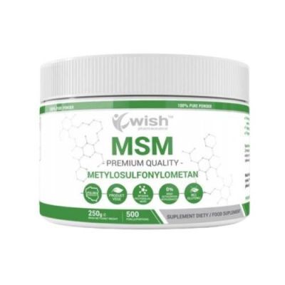 WISH Pharmaceutical MSM Siarka organiczna, 250g