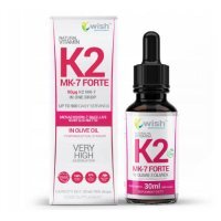 Wish Pharmaceutical Naturalna Witamina K2 MK-7 Forte krople, 30 ml