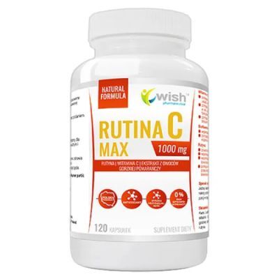 WISH Rutina C Max 1000mg, 120 kaps.