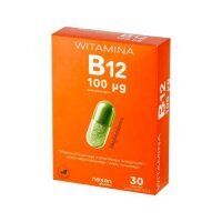 Witamina B12 100μg, 30kaps.