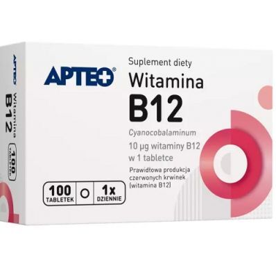 WITAMINA B12 100 tabletek APTEO