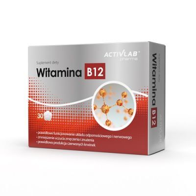 WITAMINA B12 500 mcg 30 kapsułek Activlab Pharma