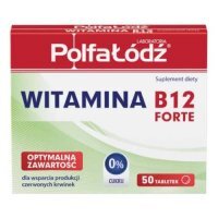 WITAMINA B12 FORTE POLFA ŁÓDŹ 50 tabletek