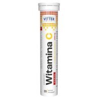 WITAMINA C FORTE 1000 mg 20 tabletek musujących VITTER BLUE