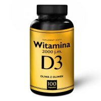 Witamina D3 2000 j.m., 100 kaps.