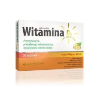 Witamina D3 2000 j.m., 60 kapsułek  KRÓTKA DATA 31.03.2026
