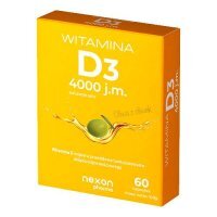 Witamina D3 4000 j.m., 60 kaps.