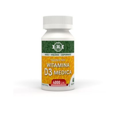 WITAMINA D3 MEDICA 4000 j.m. 60 kapsułek AMC Pharma