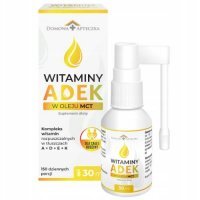 Witaminy ADEK w oleju MCT, 30 ml