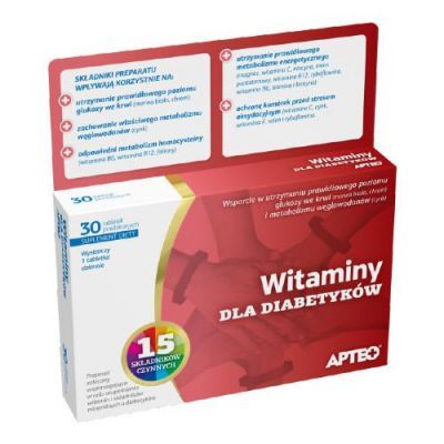 Witaminy dla diabetyków, 30tabl.powl.