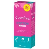 Wkładki higieniczne CAREFREE COTTON FEEL NORMAL nieperfumowane, 20szt.