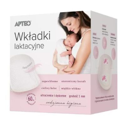 Wkładki laktacyjne APTEO, 60 sztuk