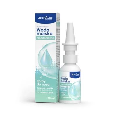 WODA MORSKA hipertoniczna Activlab Pharma spray do nosa 30 ml