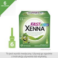 XENNA FAST JUNIOR mikrowlewka doodbytnicza 6 sztuk