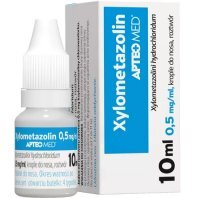 XYLOMETAZOLIN APTEO MED krople do nosa 0,05% 10 ml