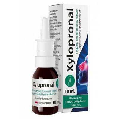 Xylopronal 1mg/ml Aerozol do nosa, roztwór, 10 ml