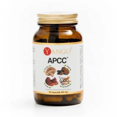 YANGO APCC Reishi Shitake Kordyceps Chaga, 50 kapsułek