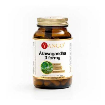 YANGO Ashwagandha 3 formy, 90 kaps.