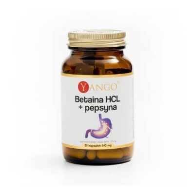 YANGO Betaina HCL + Pepsyna, 90 kaps.