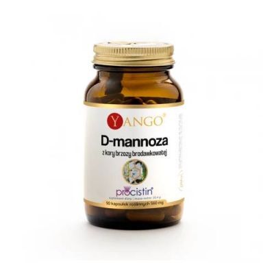 YANGO D-mannoza z kory brzozy brodawkowatej, 90 kaps.