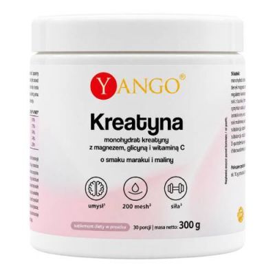 Yango Kreatyna Marakuja Malina, 300 g