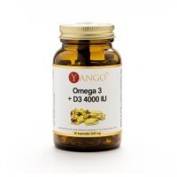 YANGO Omega 3 +  Witamina D3 4000 IU, 60 kapsułek