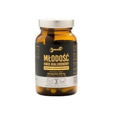 YANGO Panaseus Młodość Kwas Hialuronowy 50 kapsułek