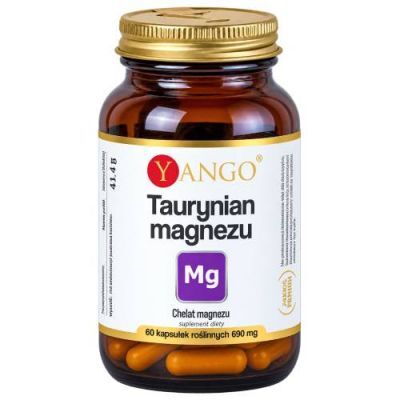 Yango Taurynian magnezu 690 mg, 60 kaps.