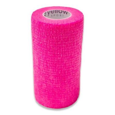YellowBAND Bandaż kohezyjny 10cm x 4,5m różowy