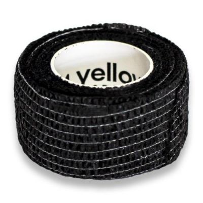 YellowBAND Bandaż kohezyjny 2,5cm x 4,5m czarny