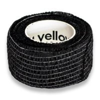 YellowBAND Bandaż kohezyjny 2,5cm x 4,5m czarny