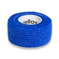 YellowBAND Bandaż kohezyjny 2,5cm x 4,5m niebieski