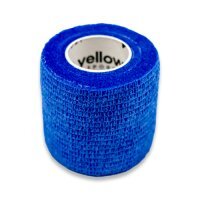YellowBAND Bandaż kohezyjny 5cm x 4,5m niebieski