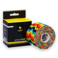 YellowTAPE Taśma do kinesiotapingu 5cm x 5m tęczowy zygzak