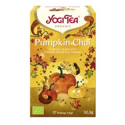 YOGI TEA Herbatka dyniowa Pumpkin Chai Bio 17torebek 3.2g